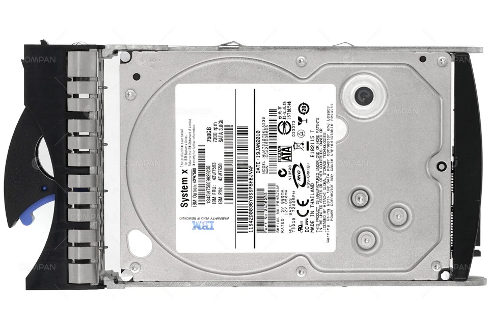 43W7583 IBM 750GB 7.2K DP 3G SATA 3.5 LFF HOT-SWAP - Image 3 of 4