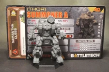 Battletech Summoner Mech + Pilot Cards Alpha Strike Clan Command Star Catalyst