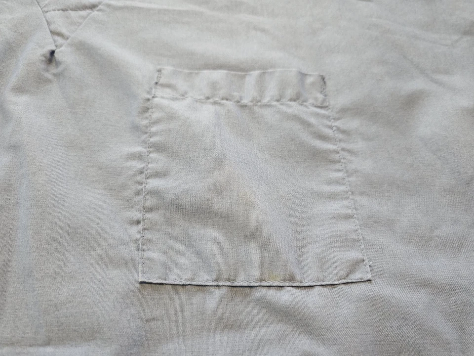 Blusa Médica Estampada de Trabajo White Swan Azul Claro Talla L Foto 2 de 4