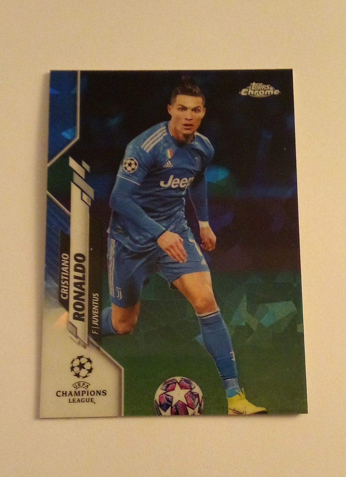 2019-20 Topps Chrome Sapphire UEFA Photo Variation SP Cristiano Ronaldo Juventus