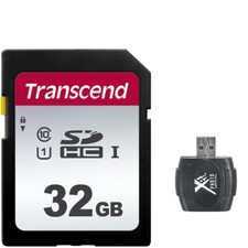 Transcend 32GB UHS-1 Class 10 SDHC Memory Reader for Canon Nikon Fuji Sony