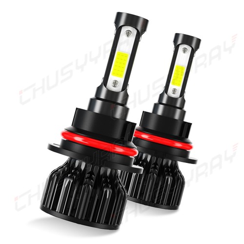 For Ford Bronco 1990-1996 2X 9007 COB LED Headlight Kit High/Low Beam 6000K - Picture 10 of 11