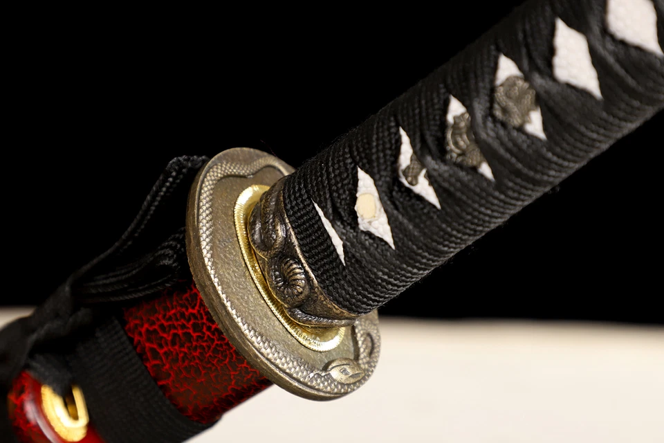 Tanto Short Sword Katana Samurai Sword Full Tang 9260 Spring Steel Razor Sharp - Image 3 of 4