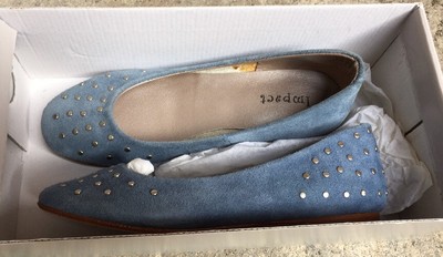 Ballerines Impact En Cuir Bleu - Taille 37 - Neuf Avec Emballage - Destockage à Prix Réduit - Confort Et Style