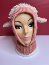 Winter Lamb Hat Neck Warmer Fleece Ears Child...