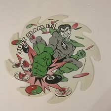 Pogs Game Mat Board - SAW BLADE - 90s - JUST SLAM IT California 11” - FREE SHIP