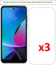 3x Motorola G Play 2023 Screen Protector w/ cloth