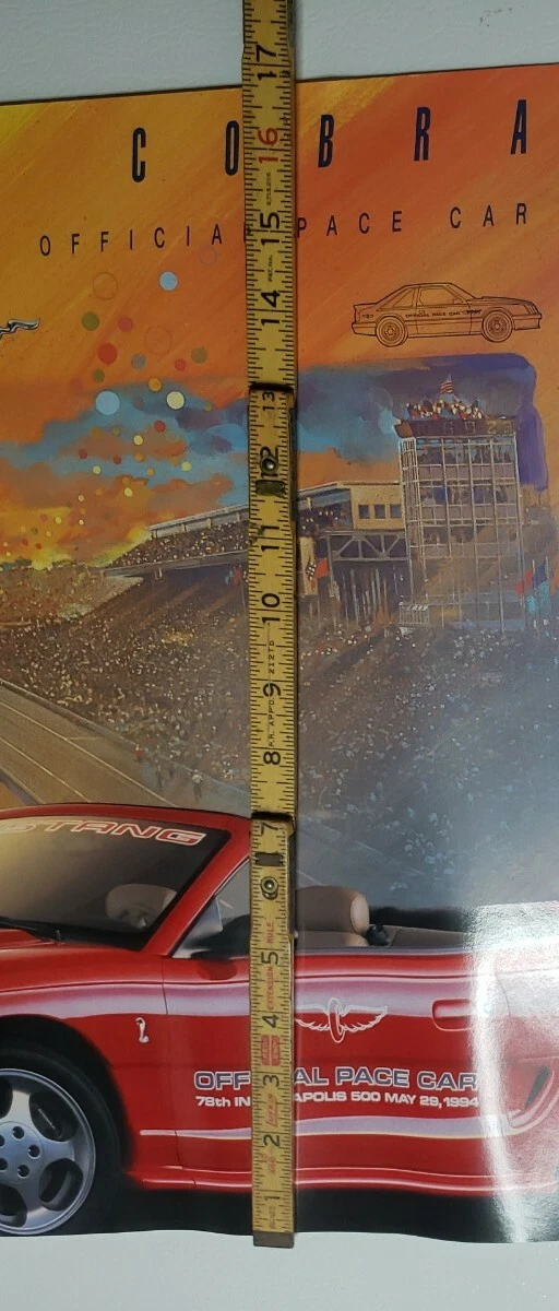  1994 mustang cobra indianapolis 500 carro oficial pace 
