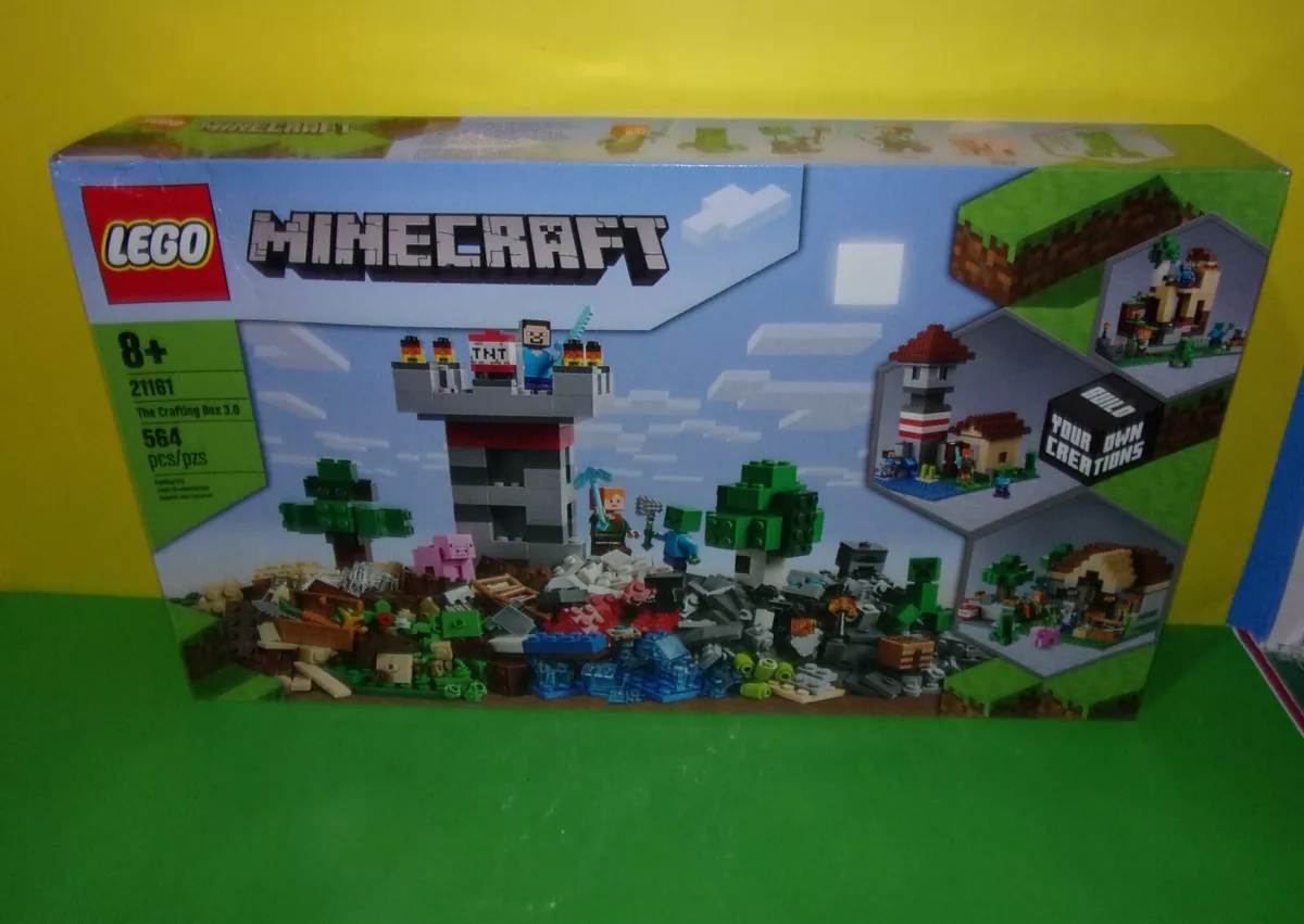 Lego Minecraft The Crafting Box 3.0 21161 Brand New Factory Sealed Boxed Set