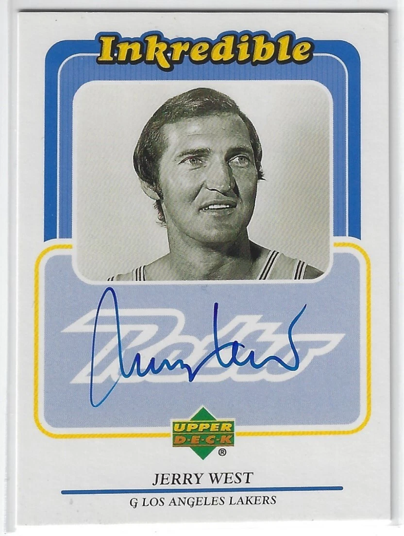 Upper Deck Jerry West Original Sports Autographed Items for sale
