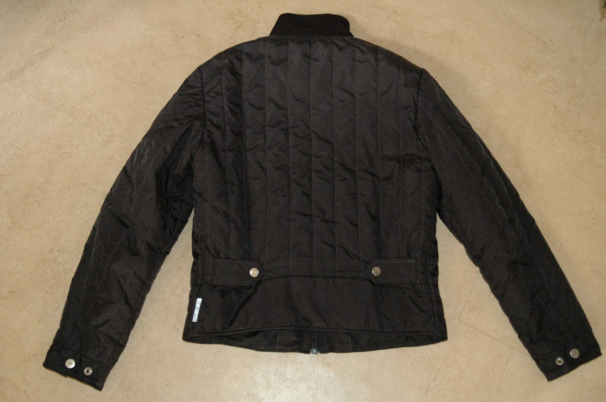 ARMANI jeans men's black puffer jacket M EUR 50 USA 34 GB 40 | eBay