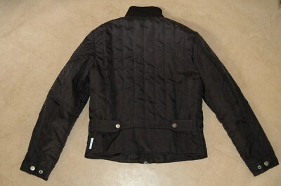 ARMANI jeans men's black puffer jacket M EUR 50 USA 34 GB 40 | eBay