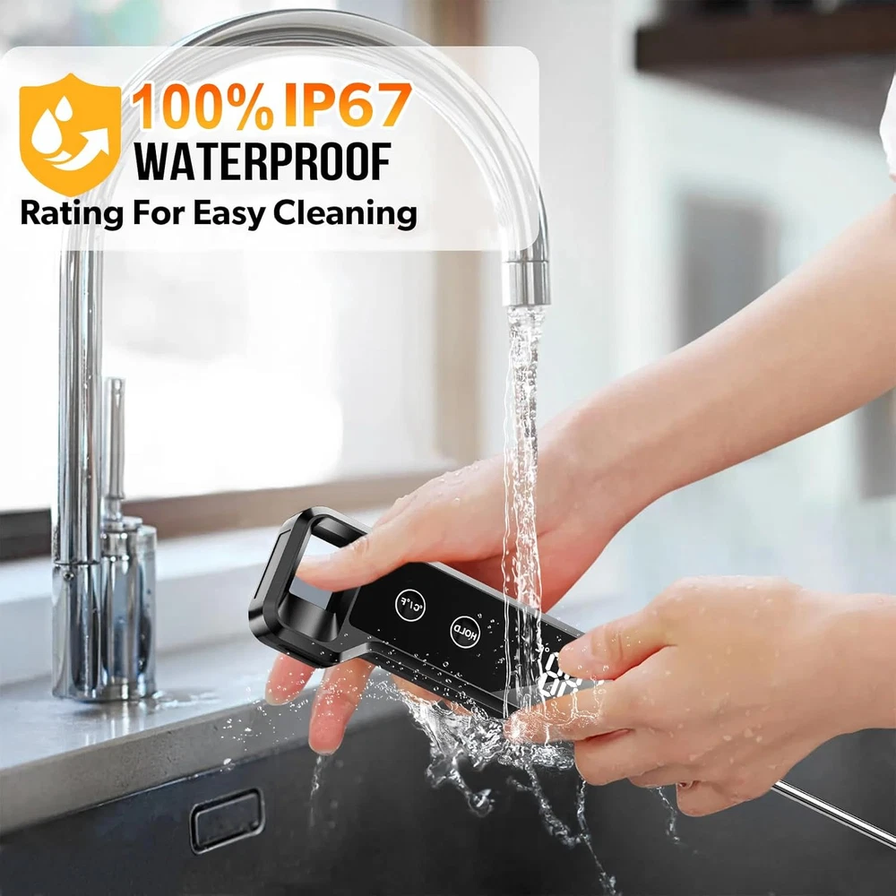 Meat Thermometer Digital Instant Read Food Thermometer for Cooking, Waterproof K