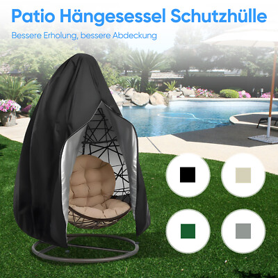 GartenHängesessel LoungeSessel Schutzhülle Wasserdicht Wetterfest AbdeckungHaube