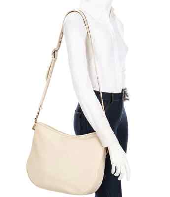 NWT $450 Coach Soft Tabby Hobo Ivory Leather Shoulder Bag