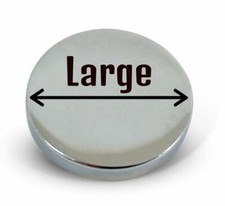 Mirror Screw Cap Screws Flat Chrome 20 MM top High Quality Cover Caps Disc Plate