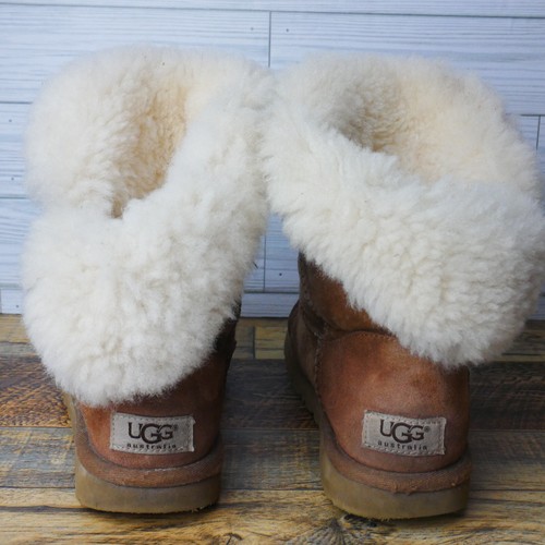 Stivali UGG Australia donna 5 Bailey metà polpaccio 5803 pelle marrone shearling - Foto 4 di 12