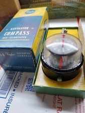 Nos Rare Vintage Taylor Navigator Compass Self-illuminated With Box Manual Gm Nos Rare Vintage Taylor Navigator Compass Self-illuminated With Box Manual Gm