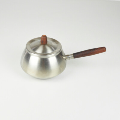 EAO 18-8 Stainless Steel - Stielkasserole - Edelstahl & Holzgriff - Fondue