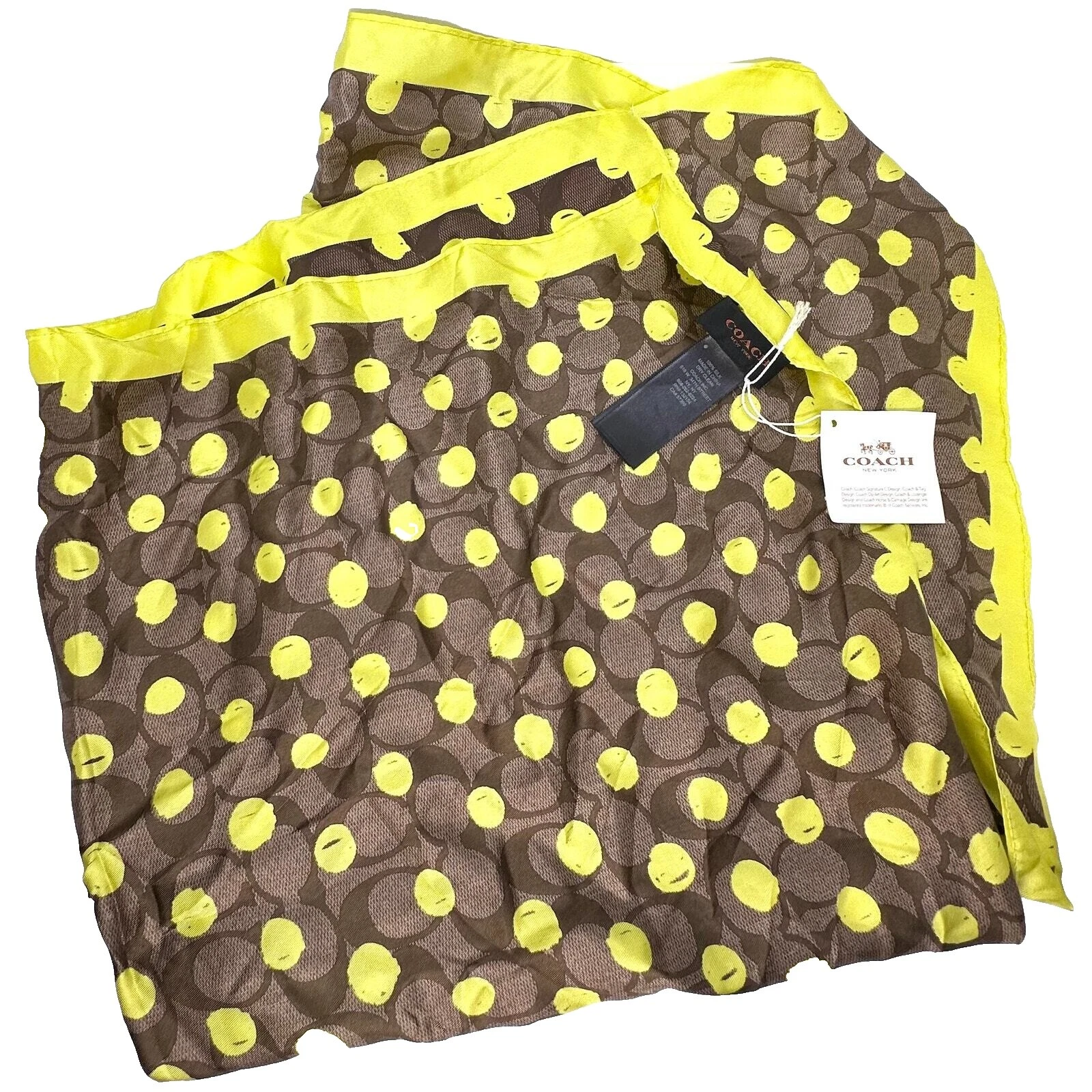 Bufandas y estolas Coach Lunares para Mujeres