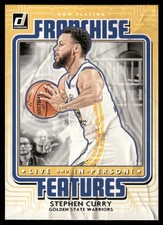 2020-21 Donruss Stephen Curry Franchise Features #10 Golden State Warriors