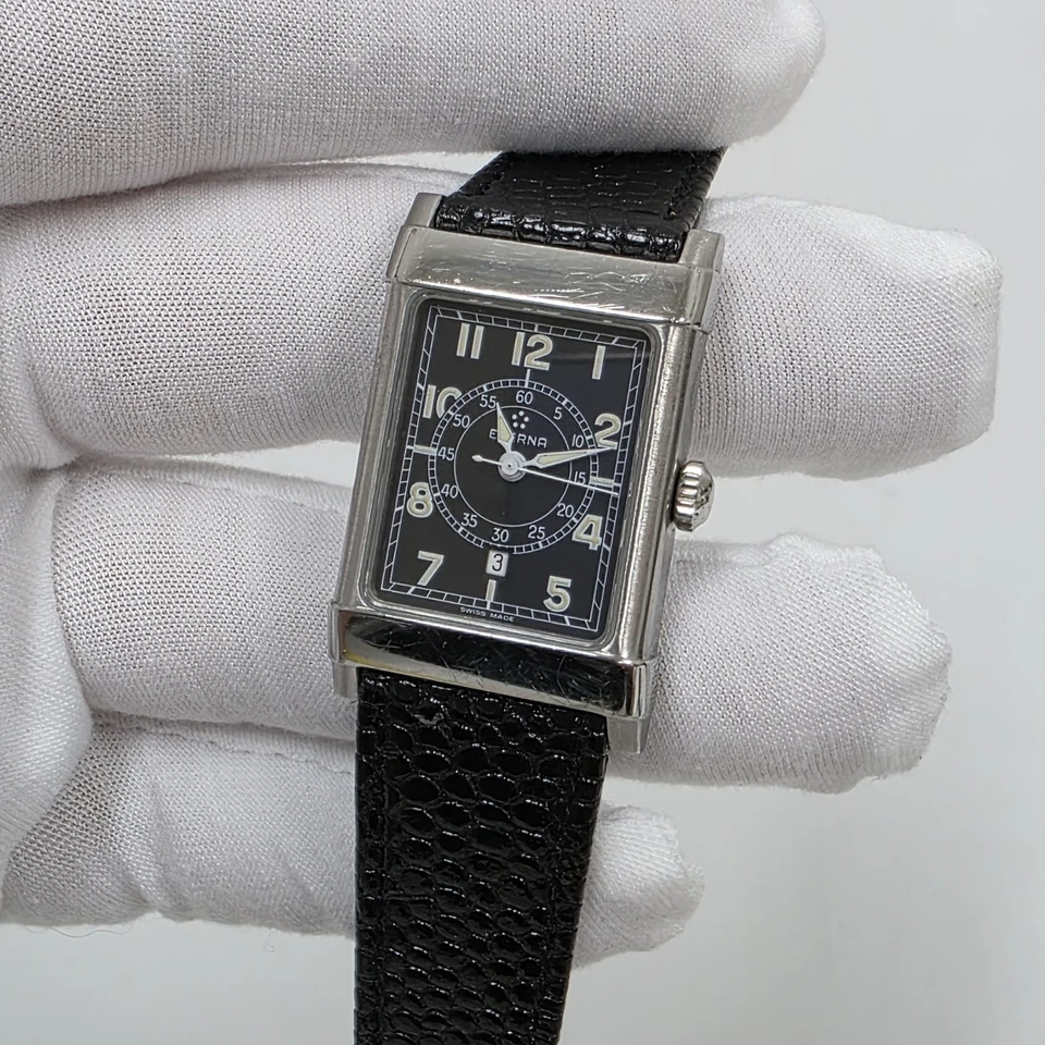 Eterna Les Historiques 1935 Automatic Ref. 8890.41 Rare Mens Tank Wrist Watch - Image 2 of 4