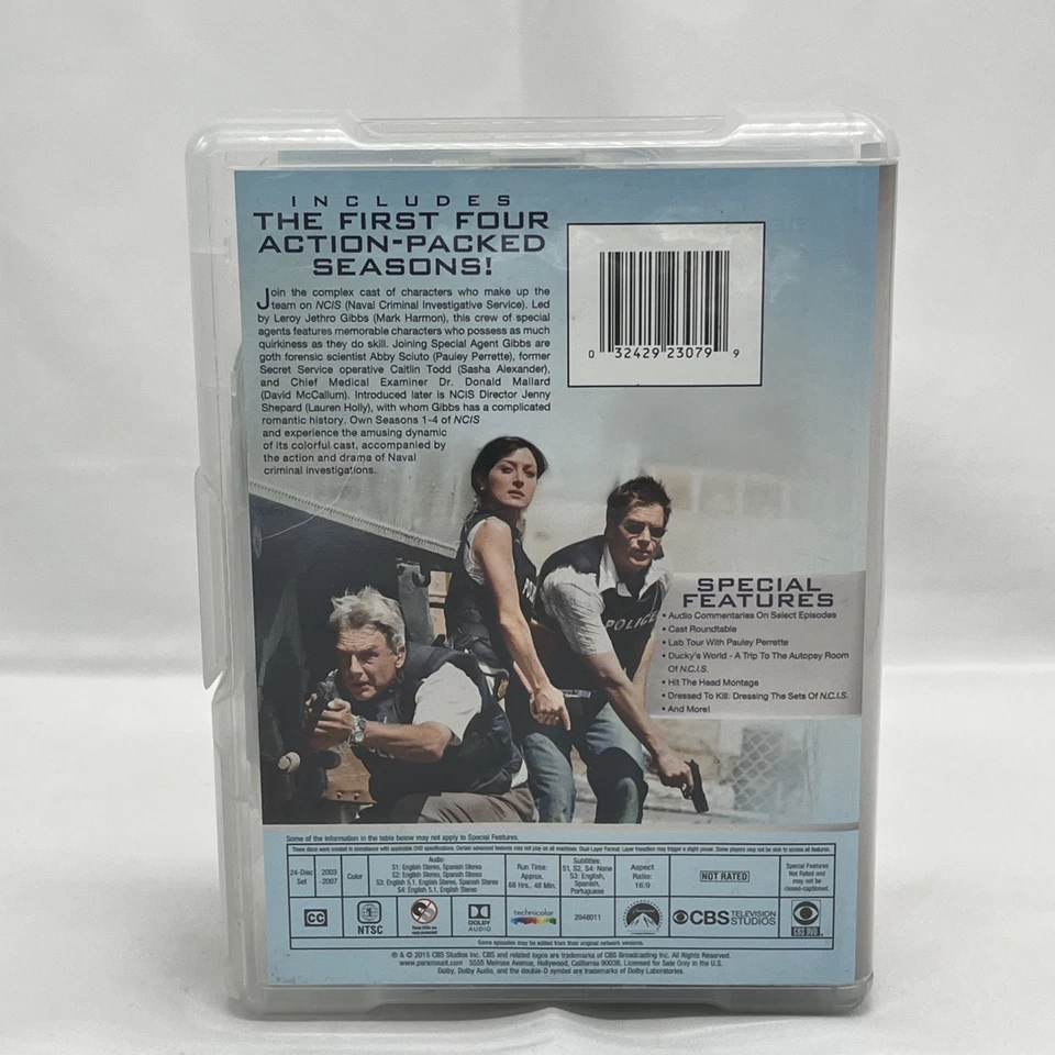 NCIS Seasons 1-4 (DVD 24-Disc Box Set) Naval Crime Investigation Service 1 2 3 4 - Image 3 of 4