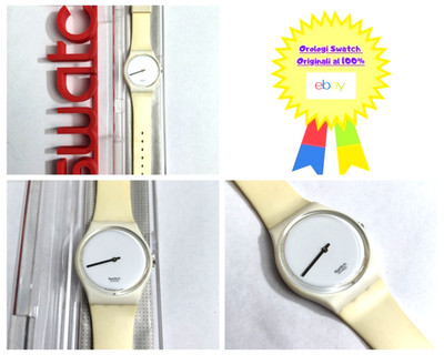 Swatch Gent Neu NOS Black Minutes GW116 1995 Vintage Armbanduhr 90er