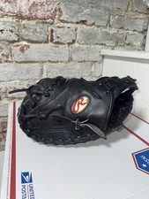 Rawlings Gold Glove GGCM 32.5 Catchers Mitt Baseball Glove Gold Labels Rare Lht
