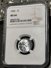 1943 Philadelphia Steel Cent NGC MS66 #6809633-004 — photo 3