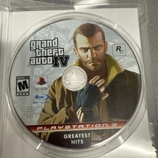 Grand Theft Auto IV 4 (Sony Playstation 3, 2008) PS3 *DISC And Map