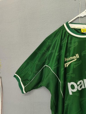 Vintage Palmeiras Jersey Shirt Mens GG Parmalat 9 Brazil Soccer