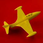 Marx Marxville Airport 5 inch Yellow Airplane Vintage 1960s Read Description