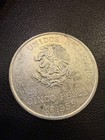 1953 Mexico Silver 5 Pesos Hidalgo 0.720 Silver Coin R355 — photo 1