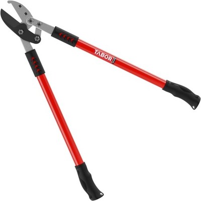 TABOR TOOLS GG12E Profi Ambossschere, hackt dicke Äste mit Leichtigkeit