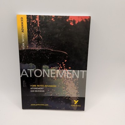Atonement Ian McEwan York Notes Advanced Paperback 2006 Anne Rooney