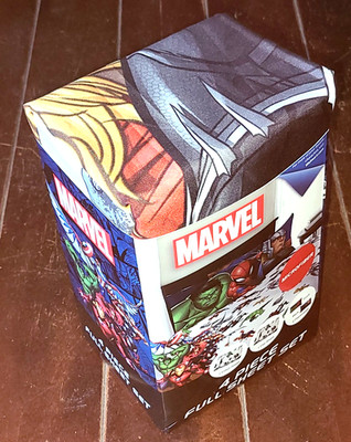 Marvel AVENGERS 4pc FULL Sheet Set! 1 Fitted, 1 Flat Sheet & 2 Pillowcase