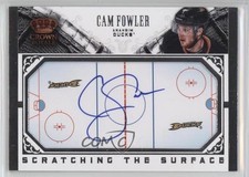 2013-14 Panini Crown Royale Scratching the Surface Cam Fowler #SC-CF Auto 2d8