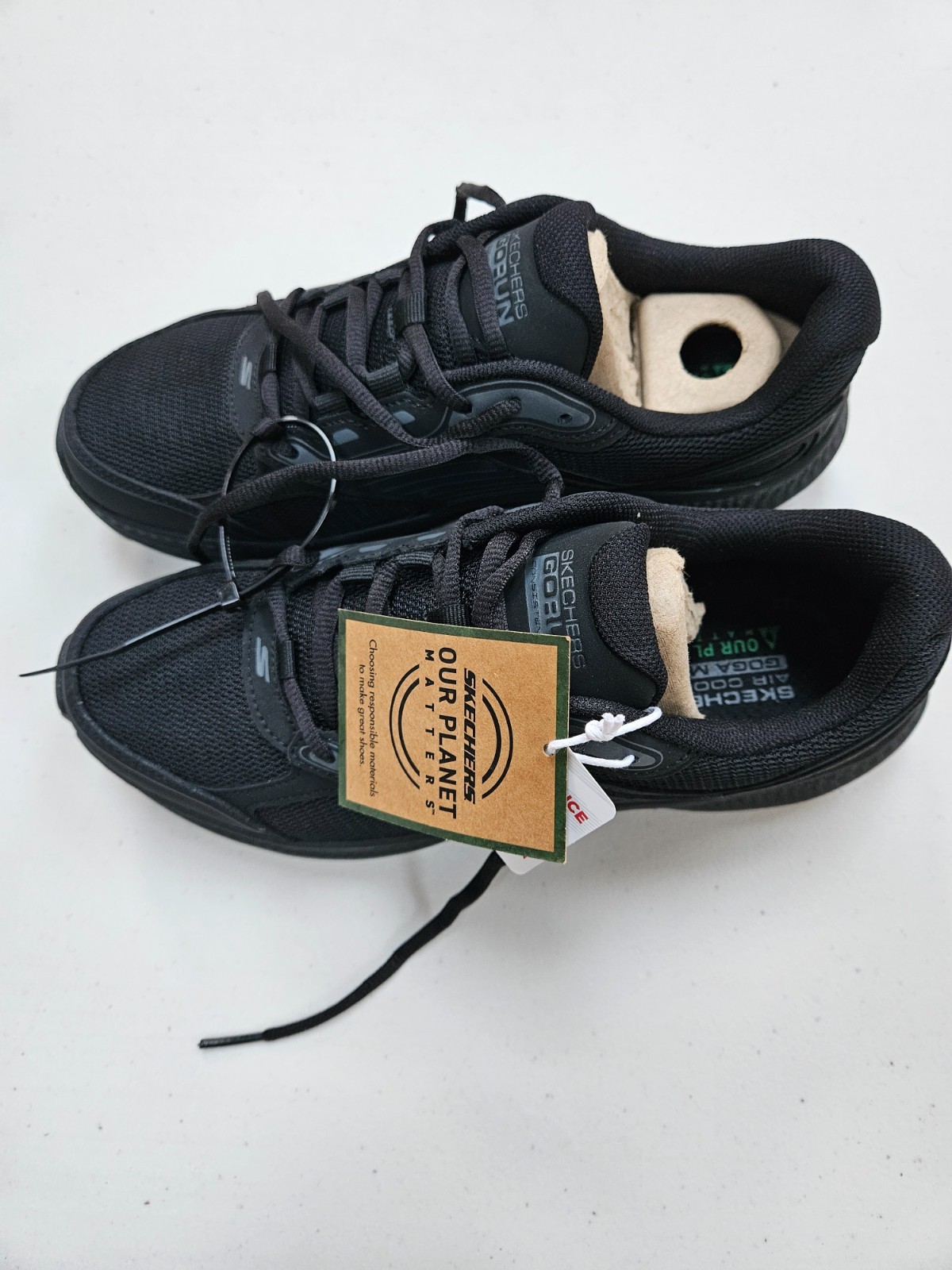Skechers GO RUN Consistent UK 5 Black Trainers Eco Friendly Lightweight image 9