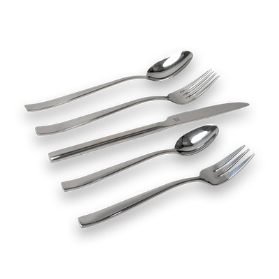 CLEO Besteckset 60-teilig Besteck Tafelbesteck Essbesteck Edelstahl 12 Personen