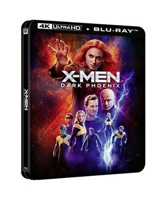 X-Men : Dark Phoenix [4K Ultra-HD + Blu-Ray-Édition boîtier SteelBook], James 