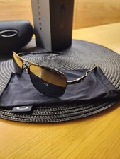 Oakley Crosshair C-5 Alloy Metal Frame Black Prizm Polarized Lens Full Pack New