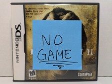 *NO GAME* Dementium II (Nintendo DS, 2010) Authentic Case + Manual