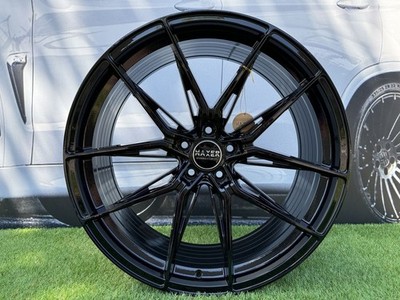 4x R18 Inch 5x114.3 Haxer Hx036 Style Black Gloss Wheels: Fit For Infiniti Honda