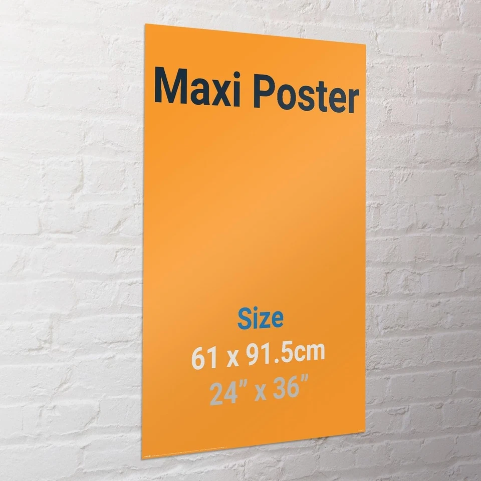 (485) NEW MAXI POSTER GUITAR HEAVEN DIFFERENT MAKES OF CHORDS 61cm x 91.5cm - Image 2 of 4