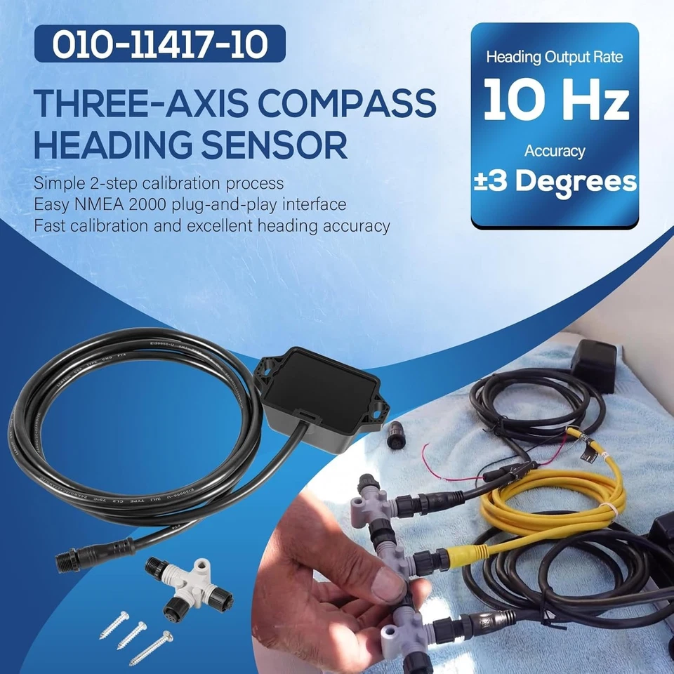 010-11417-10 Three-Axis Compass Heading Sensor Kit for Garmin echoMAP NMEA 2000 - Image 2 of 4