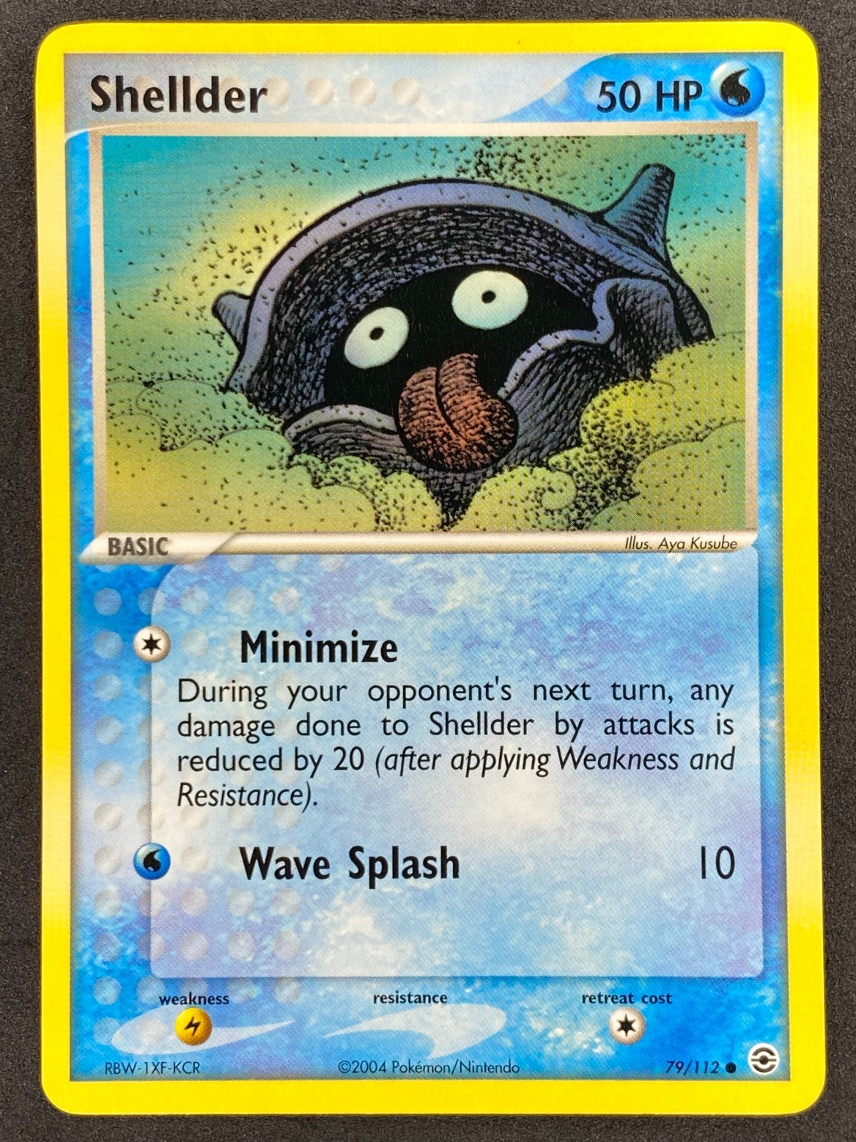 Pokémon Shellder 79/112 RG FireRed & LeafGreen NM