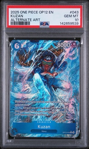 Kuzan (Alternate Art) graded PSA 10 for sale on eBay