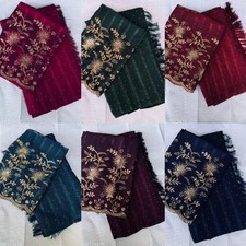 Women's Chiffon Saree with Separate Blouse Piece