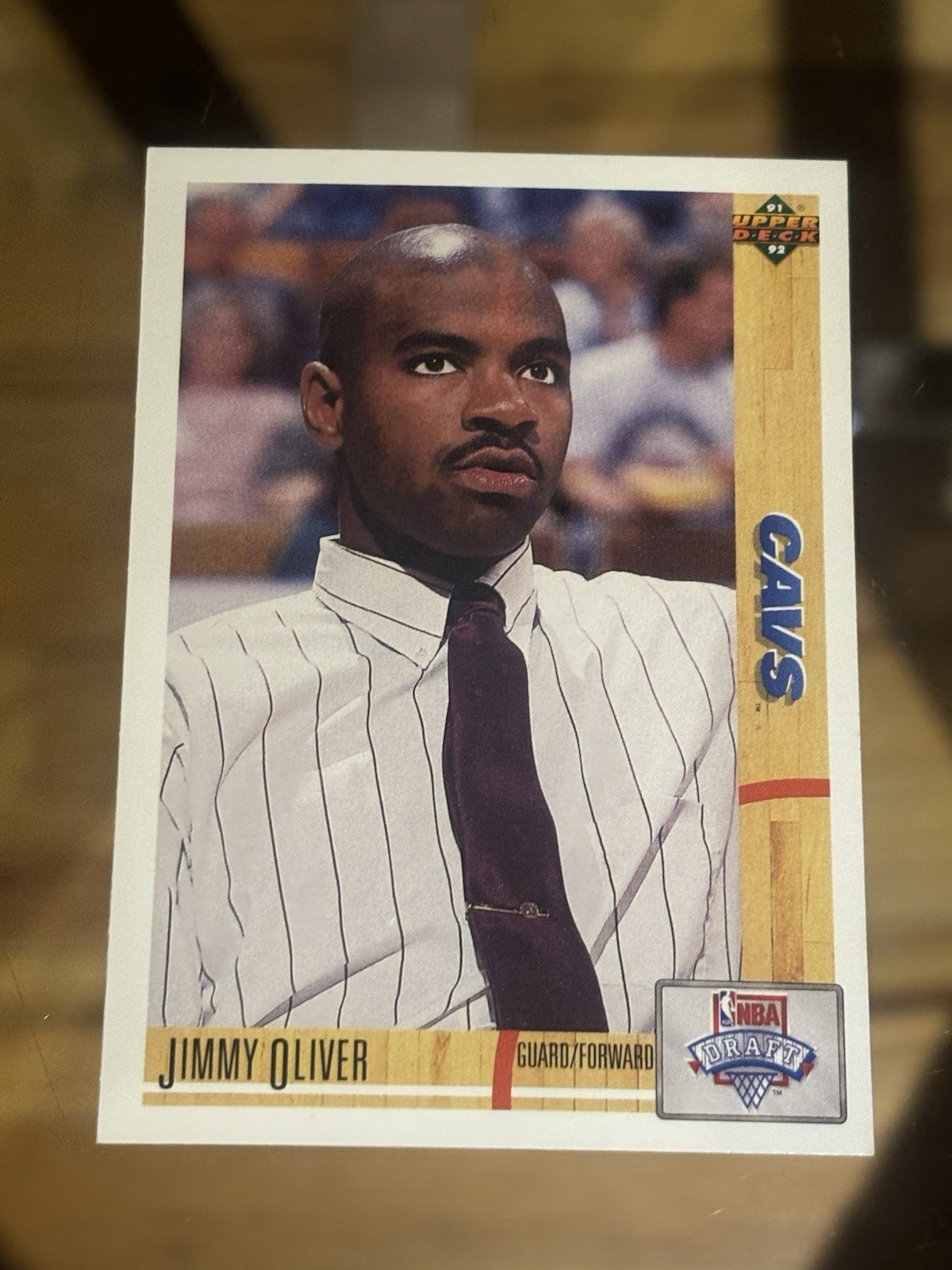 Jimmy Oliver, 1991-92 Upper Deck, #19, Cleveland Cavaliers, RC
